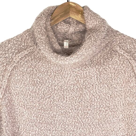 FREE PEOPLE Movement Cuddle Up Sweater Rose Pink size s/m - Picture 3 of 5